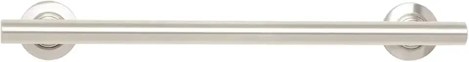 Seachrome 24-inch Coronado Designer Straight Bathroom Shower Grab Bar, Satin Stainless Steel, Brushed Nickel