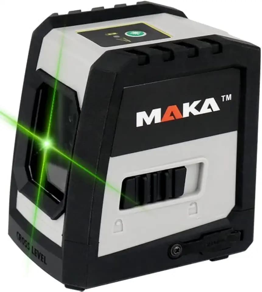 MAKA 360° Grüner 3D-Linienlaser 12 Linien selbstnivellierend 30 m