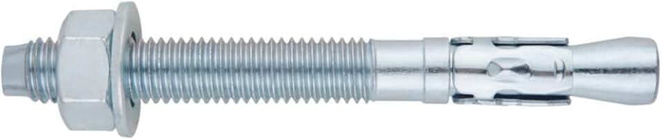 INDEX Fixing Systems 20 Stück Verankerungen für hohe Lasten, verzinkt, M20 x 120 mm, Durchmesser 20 mm