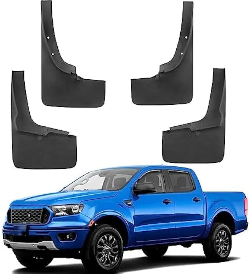 Tecoom Mud Flaps Splash Guards Fit for Ford Ranger 2019 2020 2021 2022 2023