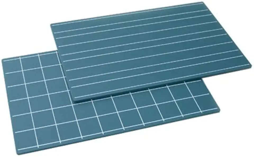 Montessori Greenboards with Double Lines and Squares (2pcs)