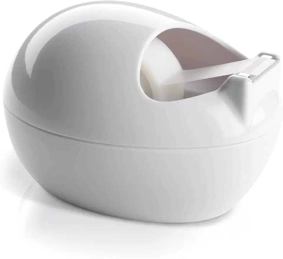 Scotch Karim Rashid Abroller, Weiß + Magic Tape, 1 Rolle, 19 mm x 7,5 m