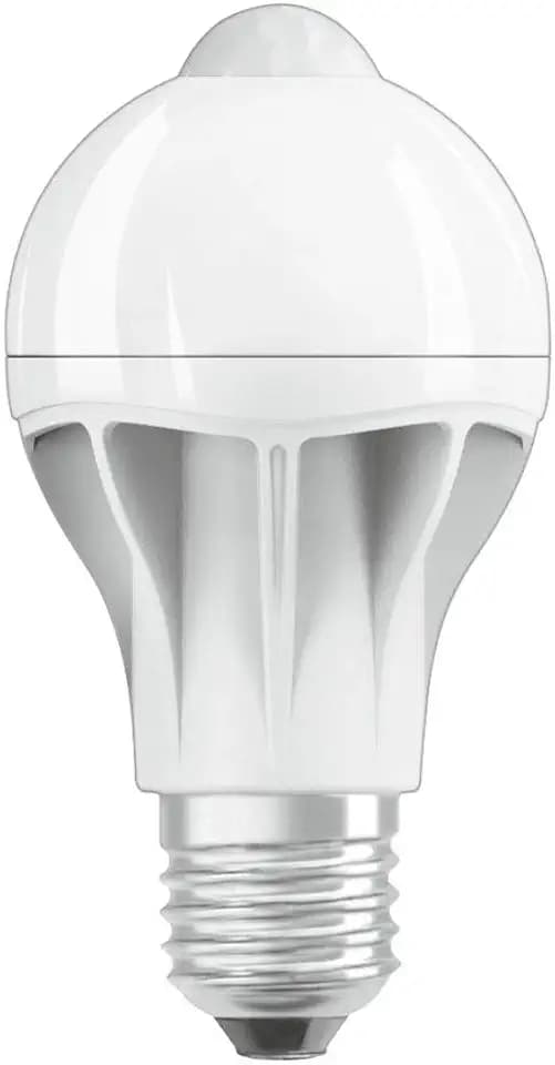 OSRAM STAR+ LED Lampe mit E27 Sockel, Warmweiss (2700K), 9W, mit Bewegungssensor, klassische Birnenform, Ersatz für 60W-Glühbirne, matt, LED STAR MOTION SENSOR CLASSIC A