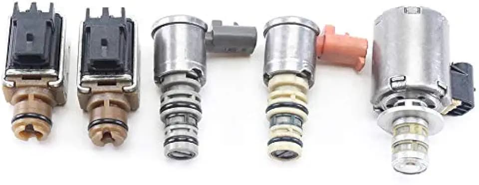 Shift Solenoid, 5PCS A & B Transmission Shift Solenoid EPC TCC Solenoid for GM 4L60E Model Automatic Transmission (4L60E Solenoid 03-05)