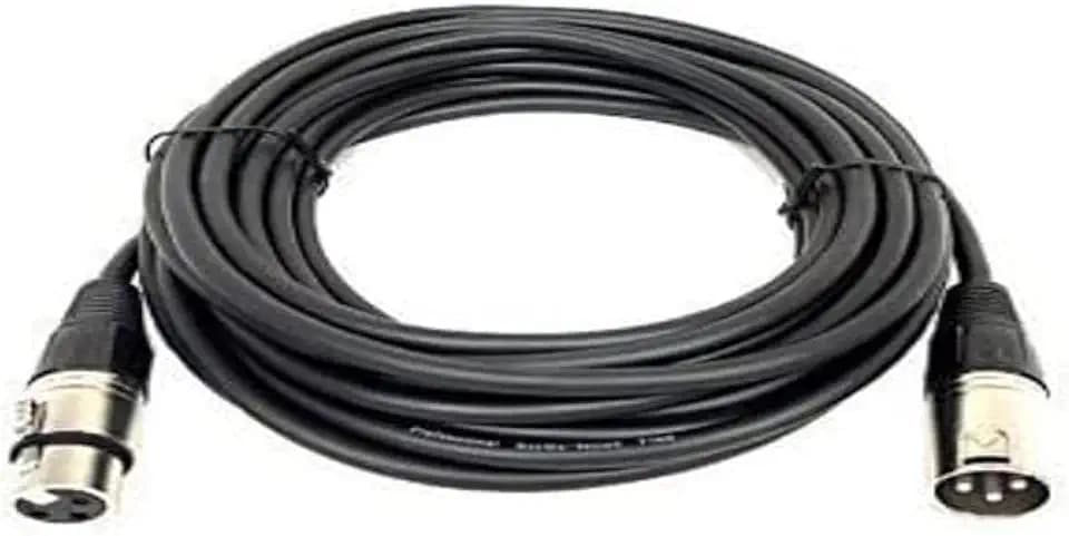 XLR0.75MT Cannon Kabel XLR M/F, 0,75 m, besonders geeignet für den Anschluss von Lichteffekten, DMX-Steuergeräten, beweglichen Köpfen Master/Slave Geräten