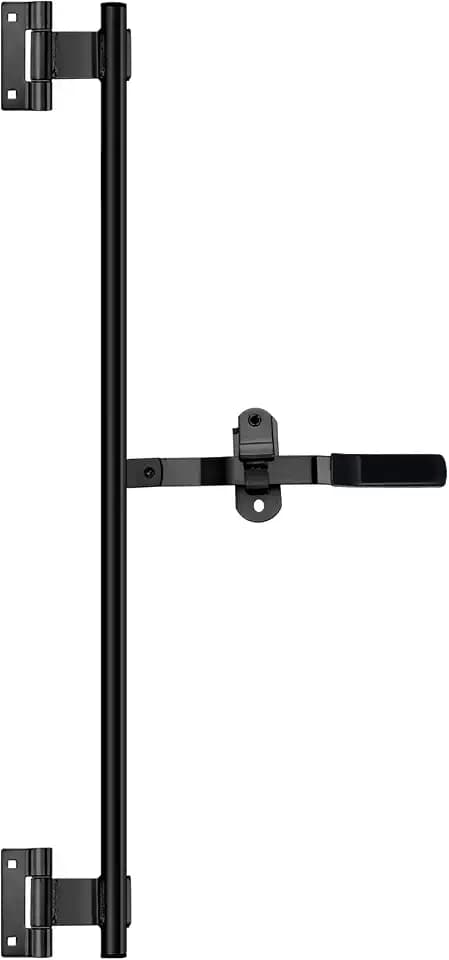 Hicarer Silver Cam Bar Enclosed Lock Trailer Zinc Plated, Black, 45 Inch