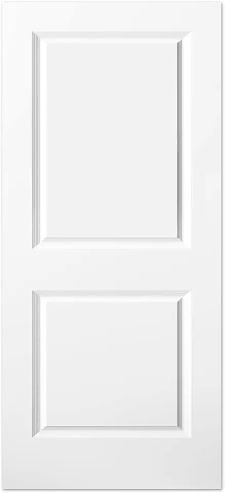 BARNSMITH 36x80 in Raised 2-Panel Square Top Primed Interior Door Panel
