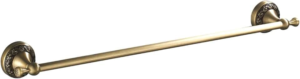 Flybath Handtuchhalter Wand Bad Küche Messing Gebürstet Antik 60 cm