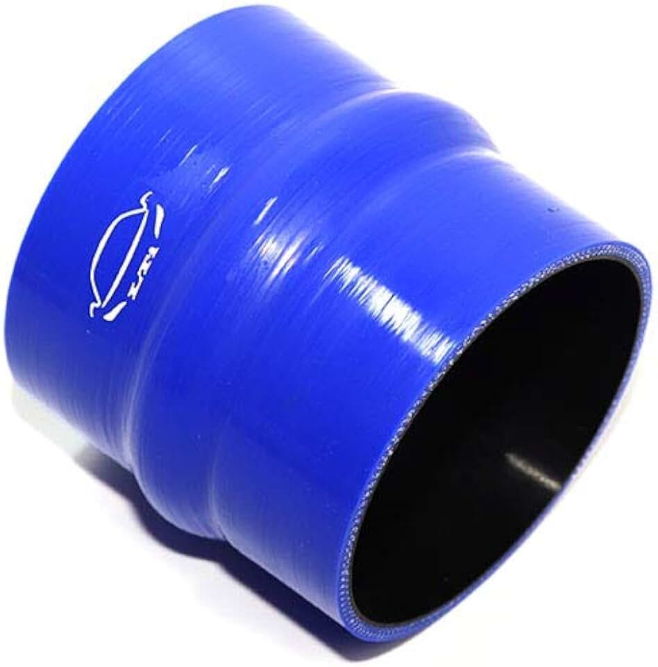 4-Ply Reinforced High Temperature 4" ID Hump Hose Silicone Coupler 4" Length (BLUE, 4'')