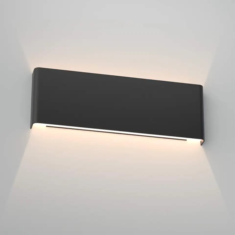 Aipsun 15.7" Modern Vanity Light Black Bathroom Light Fixture Over Mirror