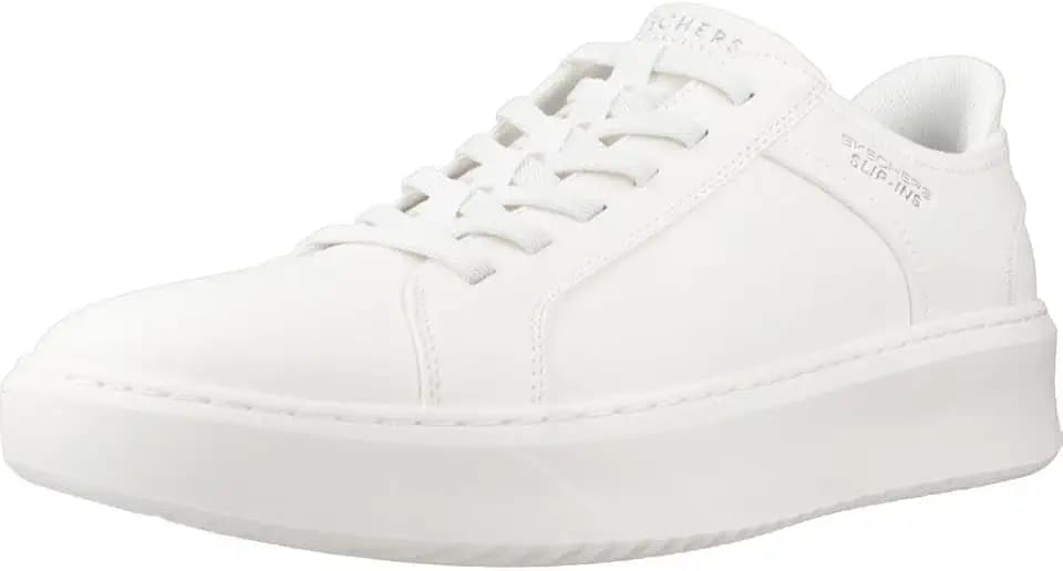 Skechers Men's Court Break - Double Vented Hands Freee Slip-ins