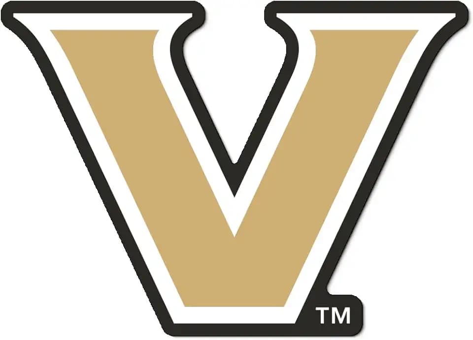 Vanderbilt University Primary Logo Premium 4" Die Cut Vinyl Sticker Decal