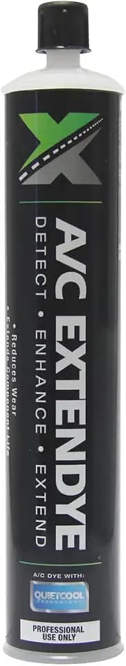 UView 499108A Automotive Air Conditioner ExtenDye 8oz Cartridge for Spotgun Injection Systems, Super-Concentrated UV Dye, Friction Modifier, Anti-wear Additive, Services 64 Vehicles, Hybrid Safe