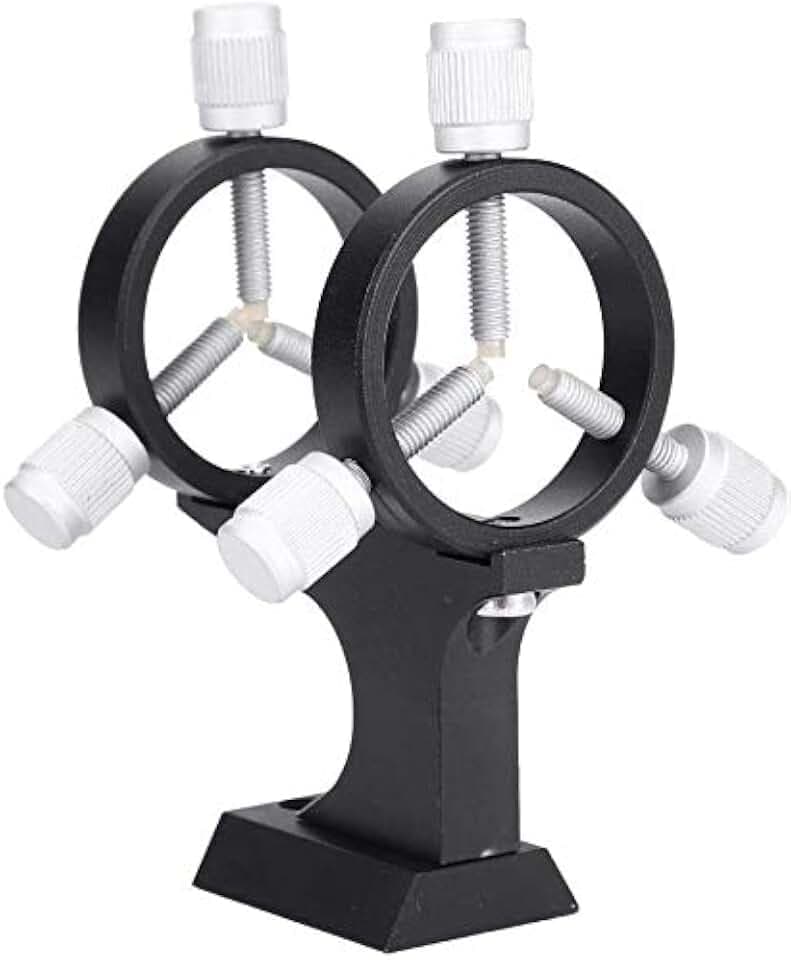 POFET Einstellbare Zeigersucher Zielfernrohr Halterung für Astronomisches Teleskop, Sucherfernrohr-Halterung, Aluminiumlegierung