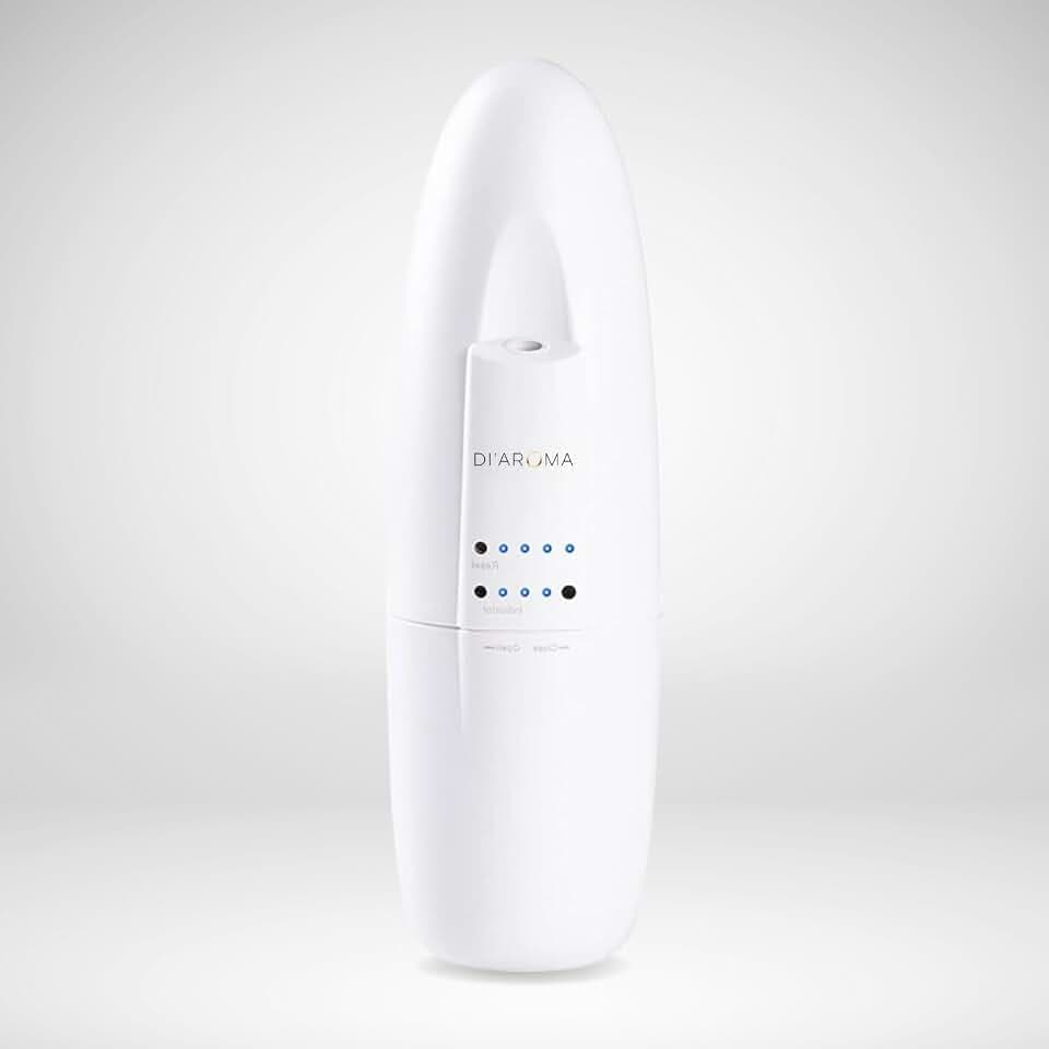 Di’Aroma Waterless Diffuser Plug in – Professional Nebulizing Essential Oil Diffuser for Home Fragrance – Up to 500 sq ft Scent Coverage – No Heat, No Water – Air Freshener for Home, Office & Spa