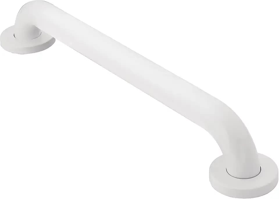 Moen R8736W Bathroom Safety 36-Inch Grab Bar with Concealed Screws, Glacier White
