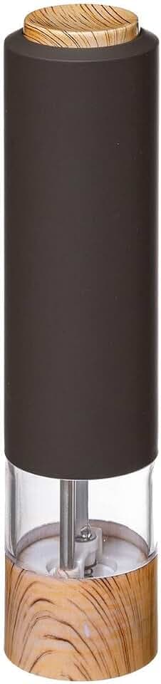 Modern Colour Electric Salt or Pepper Mill (Dark Grey)
