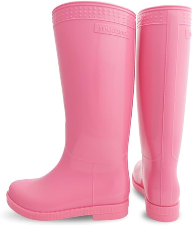 Gummistiefel Damen – Hohe 40cm wasserdichte Regenstiefel – Langschaft Gummistiefel für Frauen – Bequeme Gartenstiefel – Sand Beige, Bubble Gum, Sage Green, Caramel Cookie, Midnight Sky - 36–40