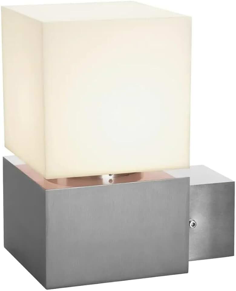 SLV LED Wandlampe SQUARE WL für die effektvolle Außenbeleuchtung von Hauseingang, Wänden, Wegen, Terrassen, Fassaden, Treppen | LED Wandleuchte, Aussenleuchte, Gartenlampe | E27, max. 20W,