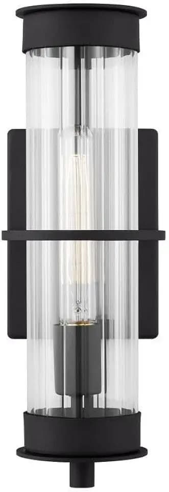 Generation Lighting 8626701-12 Alcona Outdoor Pendant, 1-Light 60 Watts, Black