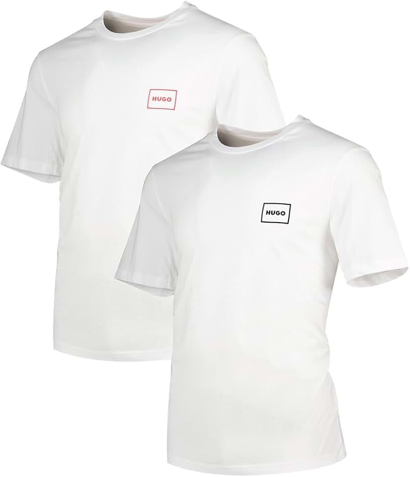 HUGO Herren Dugopak 10266462 01 Doublepack T-Shirt