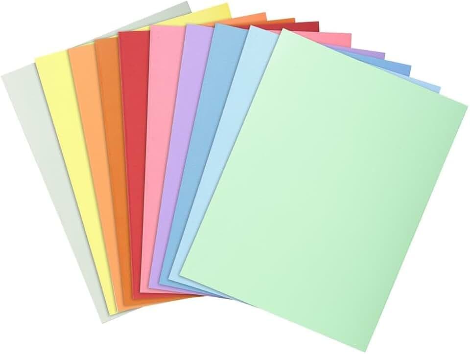 Exacompta 340000E 100er Pack Aktendeckel SUPER für DIN A4 in Pastellfarben PEFC™zertifizierte farbig sortiert ideal für das Büro und Schule und die mobile Organisation