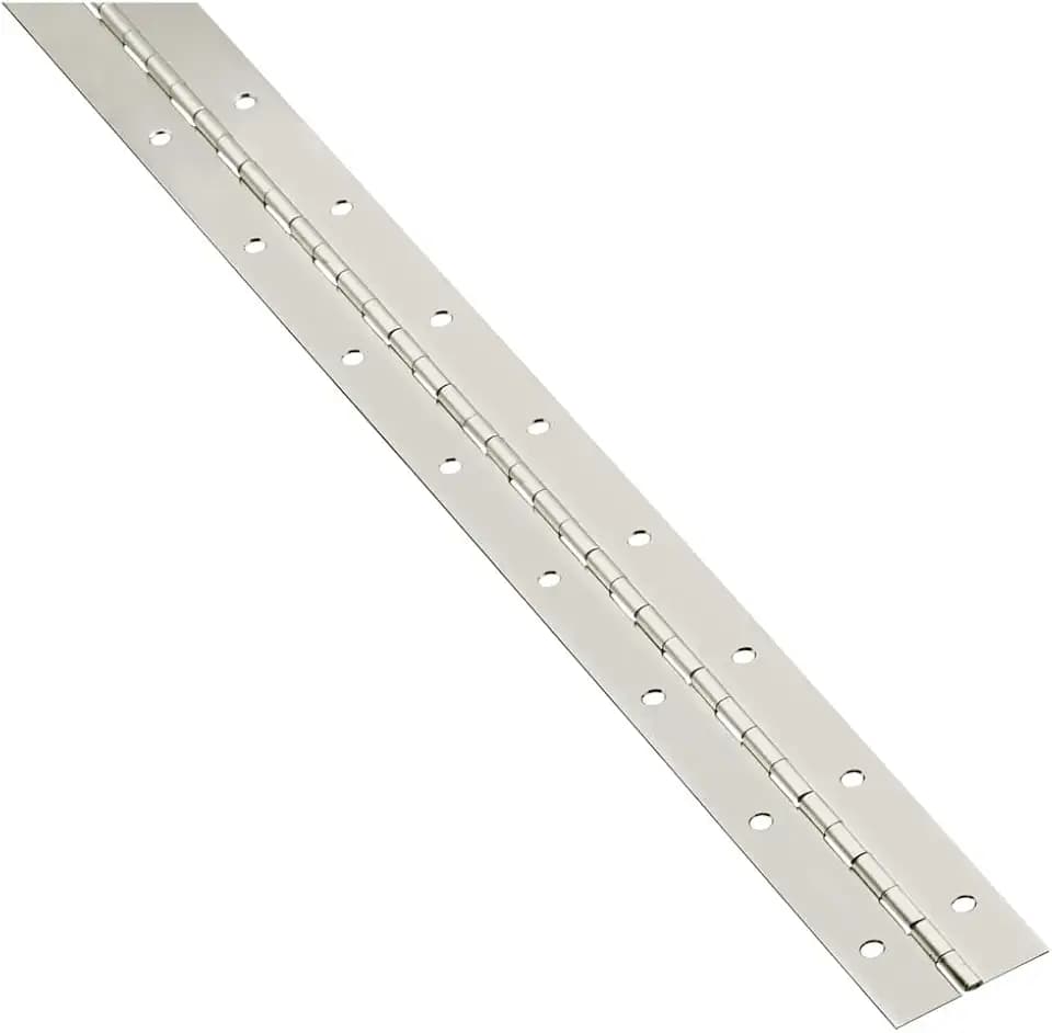 National Hardware Continuous Piano Hinge N148-171, 1-1/2 in x 30 in, Nickel