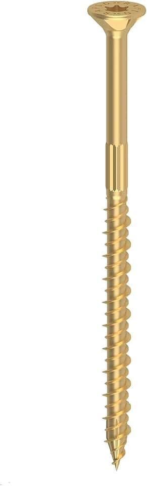 Schrauben PRO TPS für Holzträger, Torx 5,0 x 80 mm, verzinkt, Gelb, 200 Stück