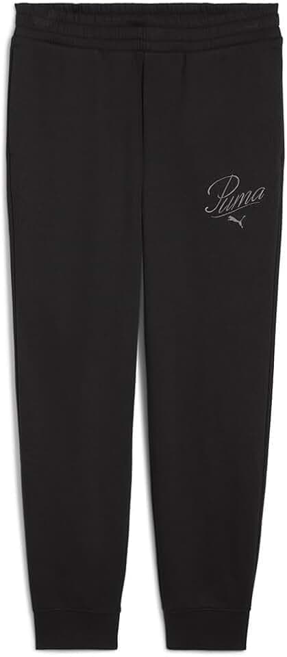 PUMA Damen Strickhose ESS Script Sweatpants FL Cl