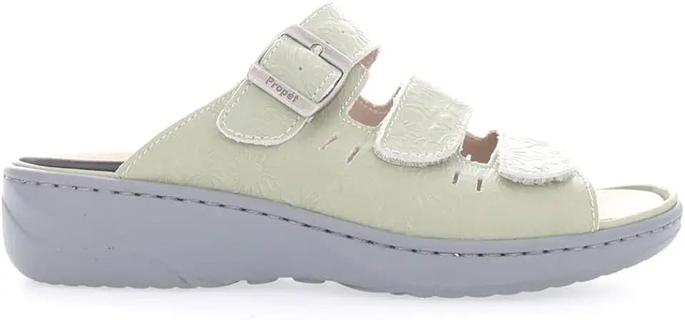 Propét Women's Breezy Walker Slide Summer Green 9.5 X-Wide US