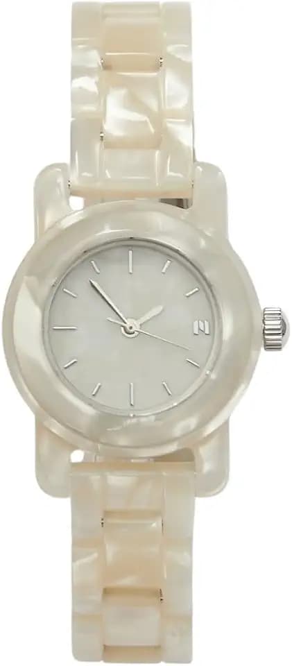 MACHETE Mono Watch Mini – Women’s Analog Petite Wristwatch, 29.3mm Swiss Movement, Italian Acetate, Stainless Steel Hardware, 50M Water Resistant
