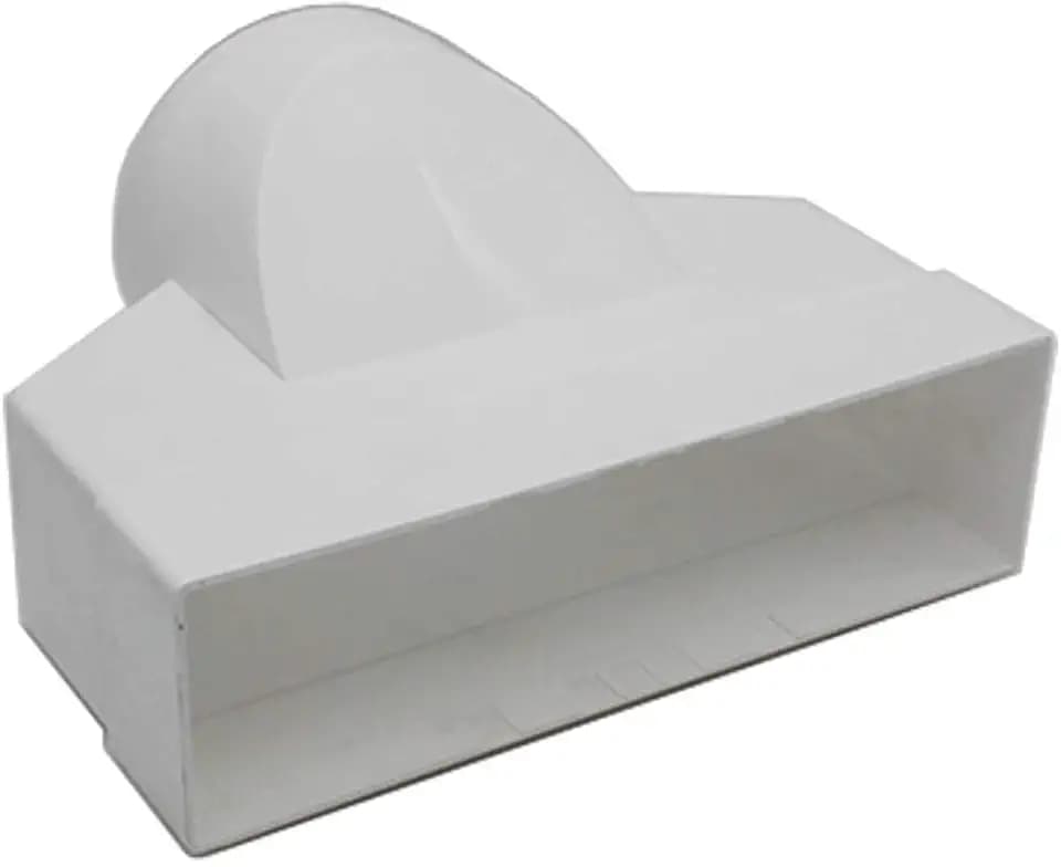Kair Rechteckiger auf Rundkanaladapter, 204 x 60 mm auf 100 mm