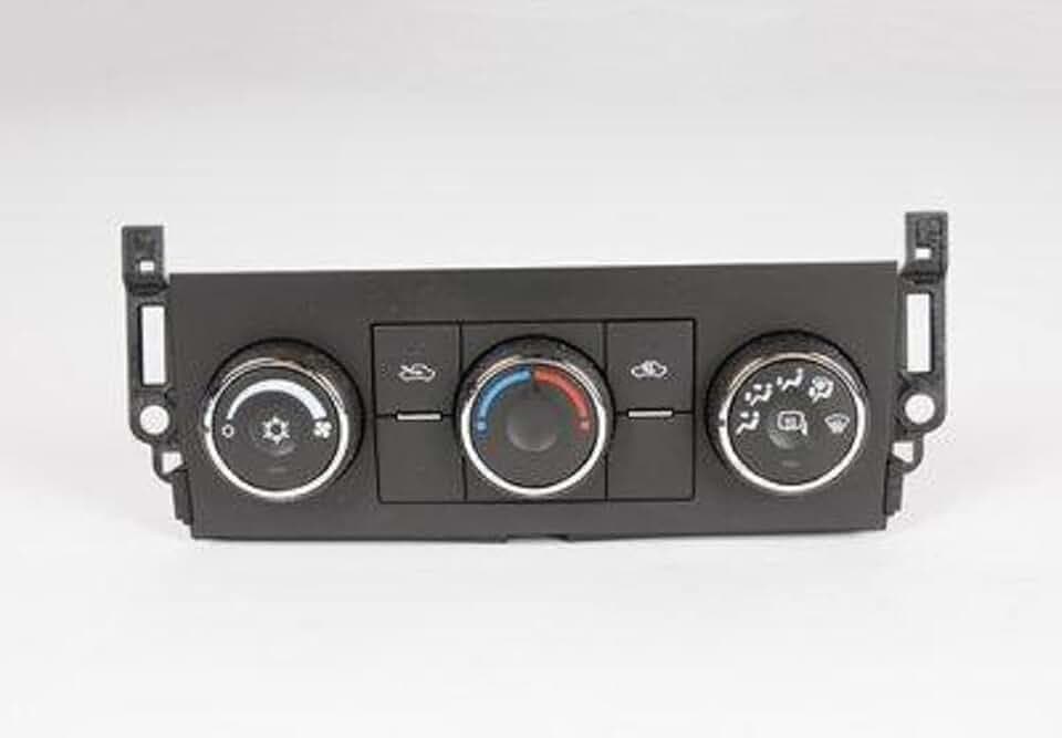 GM Genuine Parts 15-74183 (22807247) Heating and Air Conditioning Control Panel with Heated Mirror Switch