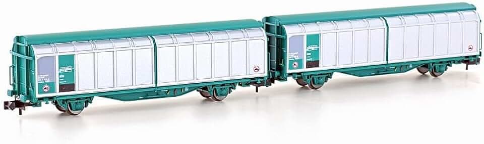 81222093-2er Set Schiebewandwagen Hbbillns SNCF, Ep.V-VI, ex FS - Spurweite N