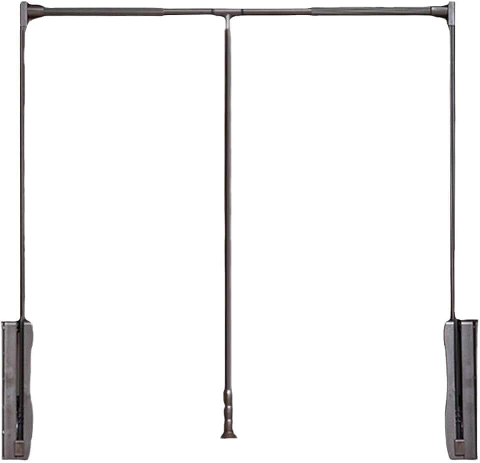 Pull Down Closet Rod Adjustable Hydraulic Drop Wardrobe Hanging Rail