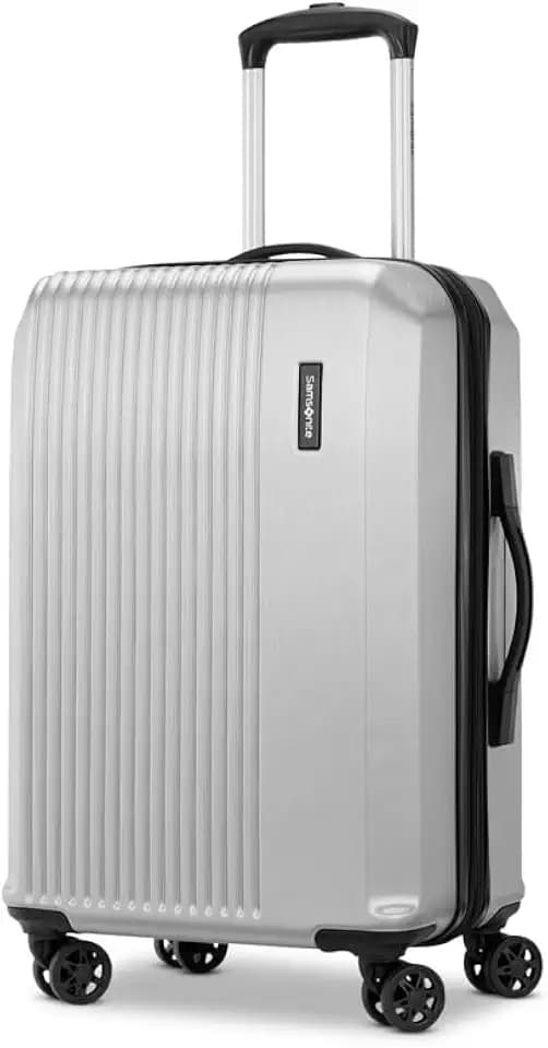 Samsonite Alliance SE Hardside Luggage with Spinner Wheels, Lightweight, CARRY-ON SPINNER, SILVER