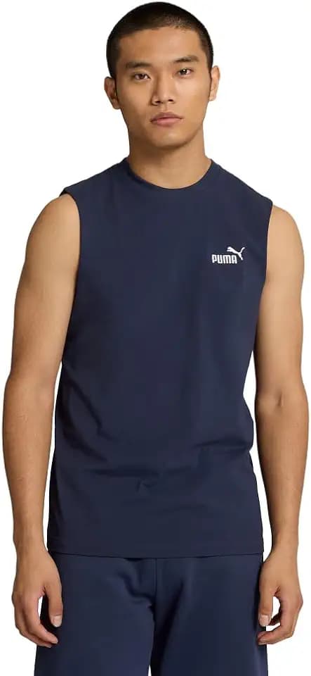 PUMA Mens Essentials Resort Graphic Crew Neck Short Sleeve Casual Tops Casual - Blue