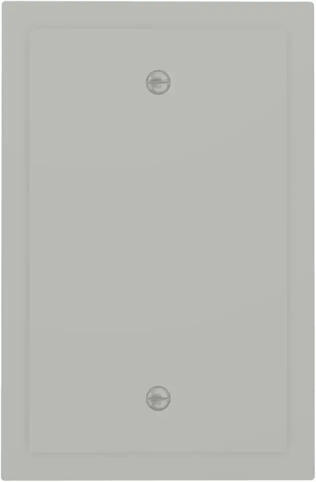 Light Switch Cover Light Gray Wall Plate Cover 1 Gang Blank No Device Decorative Outlet Covers Electrical Switchplate for Bathroom Bedroom Decor