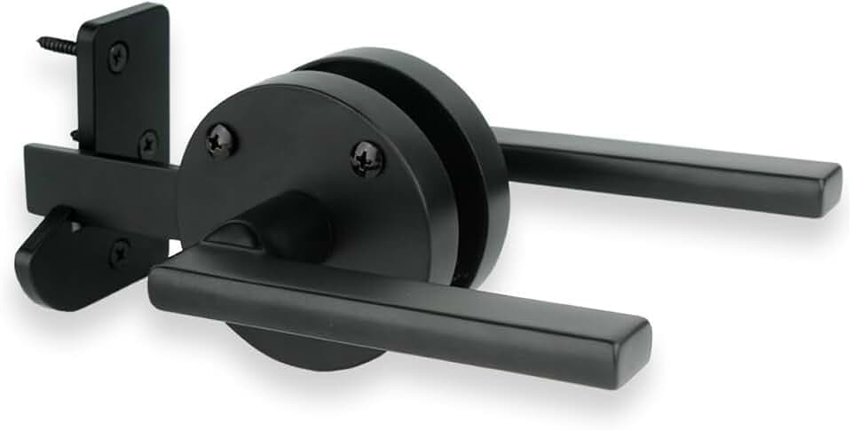 Double Sided Gate Latch for Wooden Fence(LH Door Lock)
