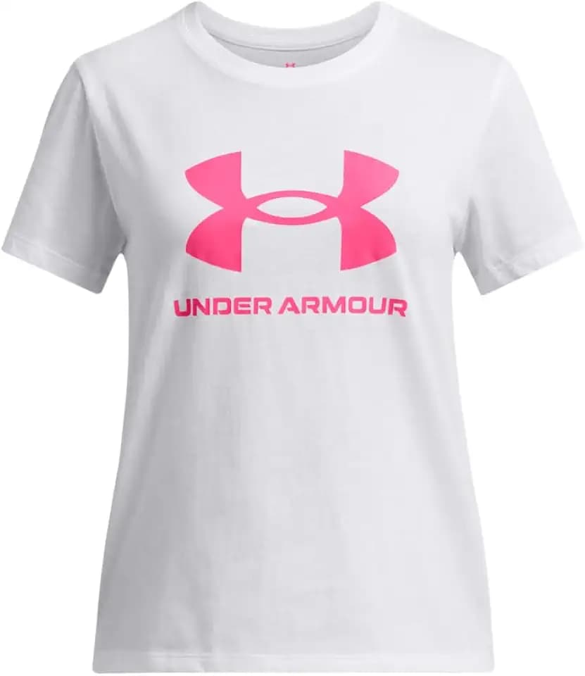 Under Armour Mädchen Big Logo Short Sleeve T Shirt T-Shirt (1er Pack)
