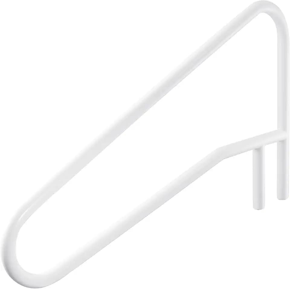 VEVOR Schwimmbad Handlauf, 1371x48x813 mm, 100 kg Tragfähigkeit, Pool Haltegriff aus Edelstahl, nahtlos geschweißt, Einbau-/Basismontage, Einstiegshilfe für Poolbereiche, Wasserparks, Spa-Zentren
