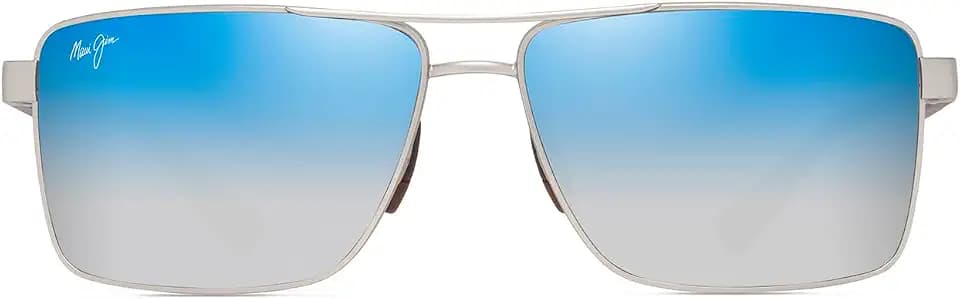 MAUI JIM Brille Größe 60 mm Silber/Eye SIZE: 60 Temple LENGTH: 140 Vertical SIZE: 42