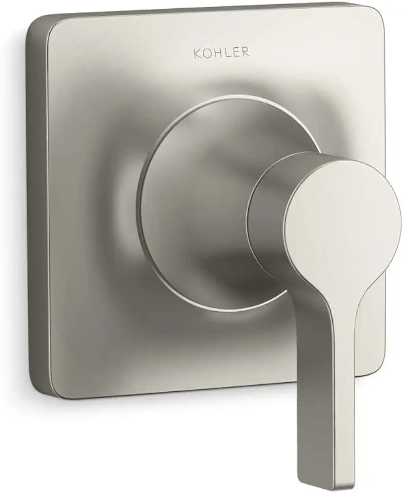 KOHLER T28130-4-BN Venza MasterShower Transfer Valve Trim with Lever Handle, Single Handle Bathroom Faucet, Vibrant Brushed Nickel