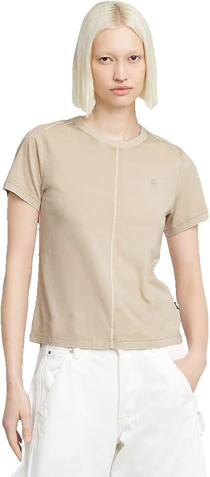 G-Star Damen Overdyed Front Seam Top
