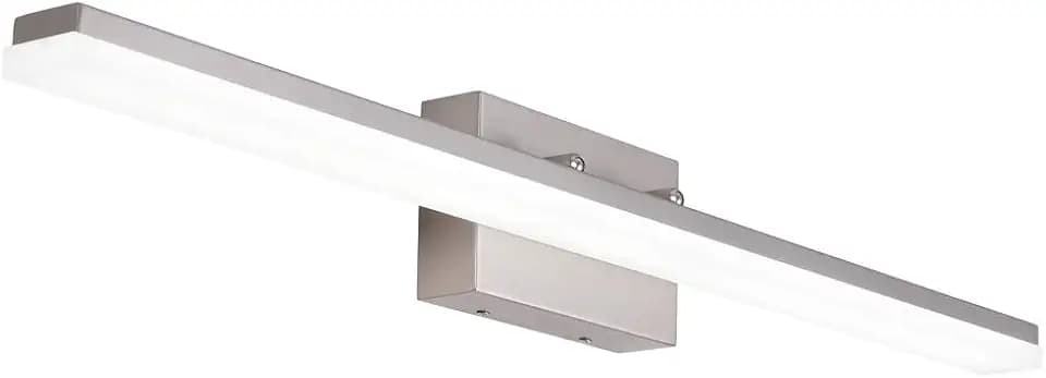 mirrea 36in LED Vanity Lights for Bathroom Brushed Nickel,Cold White 5000K