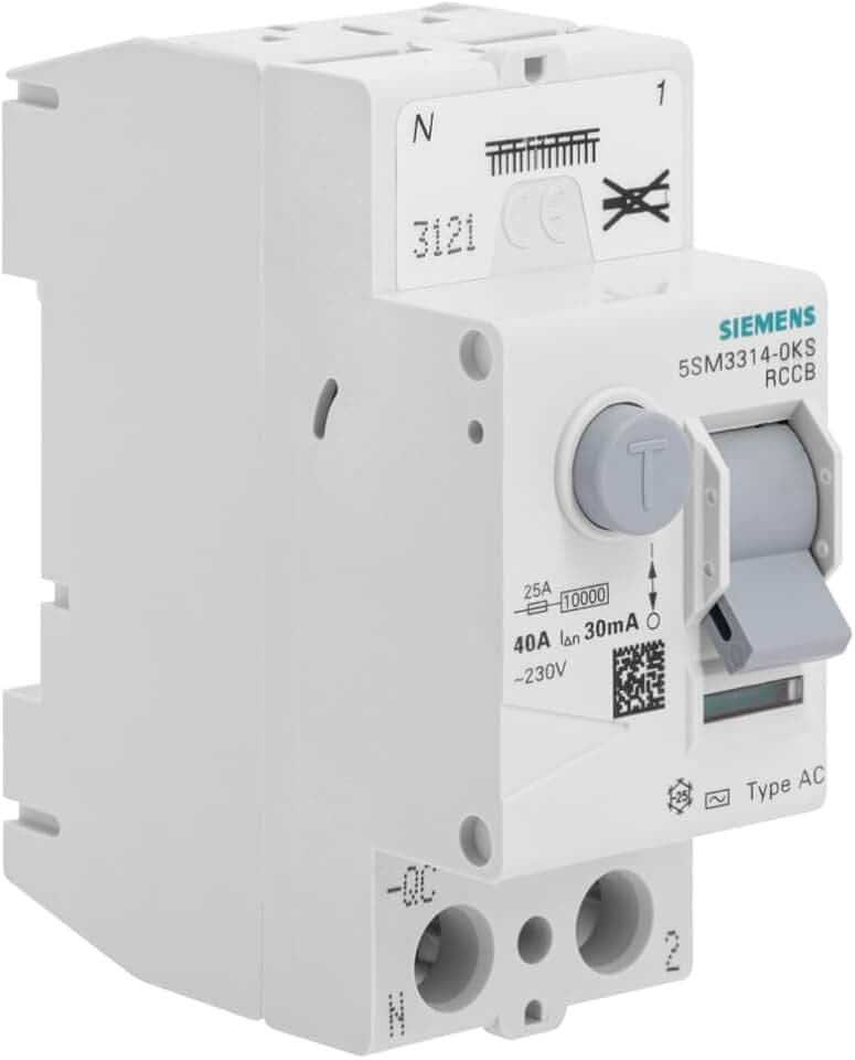SIEMENS - Fehlerstromschalter, Auto, 30 mA, 40 A, Typ AC