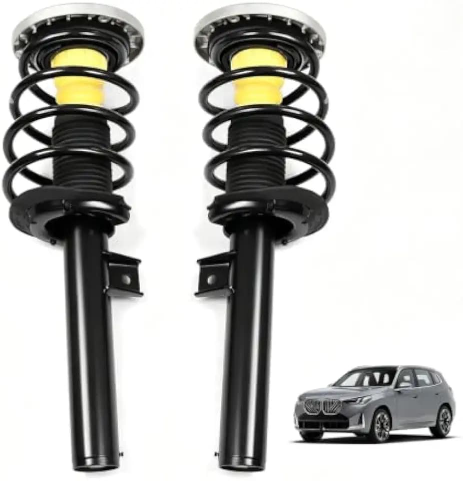 Pair Front Struts Assy W/O EDC Compatible with F25 X3 2011-2017