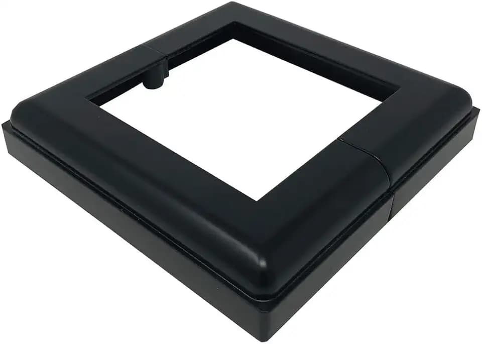 Nuvo Iron Aluminum Post Base Skirt, 6" X 6"