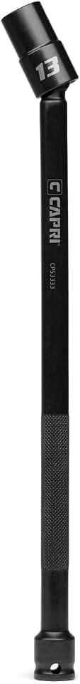 Capri Tools 3/8 in. Drive 13 mm Pinless Universal Long Extension Impact Socket, 6-Point, Metric