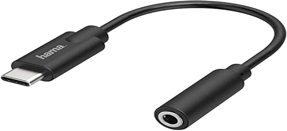 Hama 00205282 Audio-USB-C-Adapter, 3,5-mm-Klinkenstecker